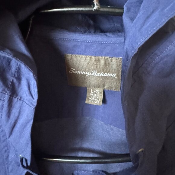 TOMMY BAHAMA WOMEN WINDBREAKER JACKET SIZE LARGE HOODED NW - Picture 2 of 6